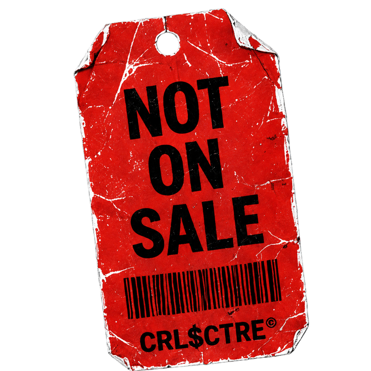 NOT ON SALE design